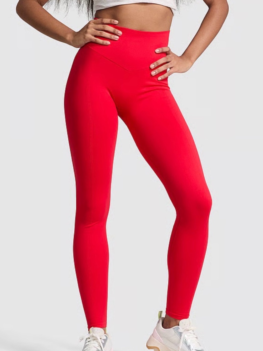 PINK Victoria's Secret - Seamless Classic Leggings - Red Pepper 26”